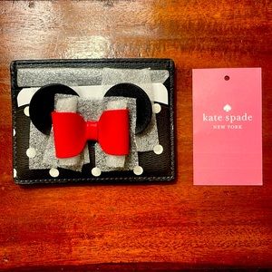 Kate Spade Minnie Mouse slim card holder